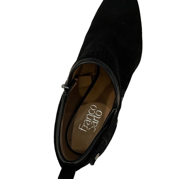 Franco Sarto Dakota Side Zip Booties, Black Women’s Size 10M - Picture 7 of 10